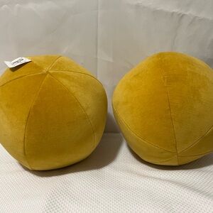 Golden Accent Pillows